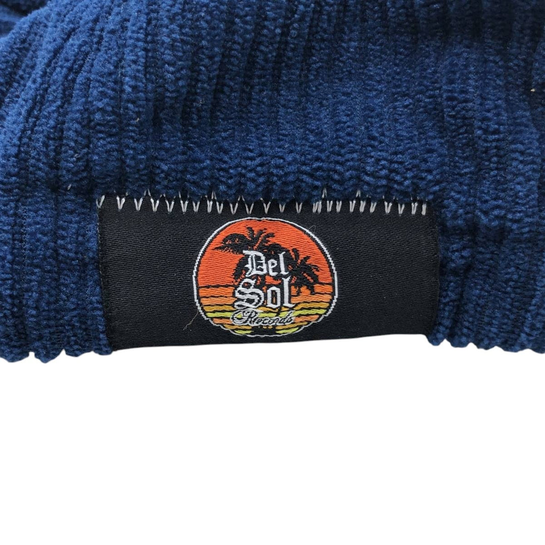 Sir Daniel Del Sol Records Wide-Wale Corduroy Cap (One Size Fits All) unclear navy blue type Vintage Second Hand