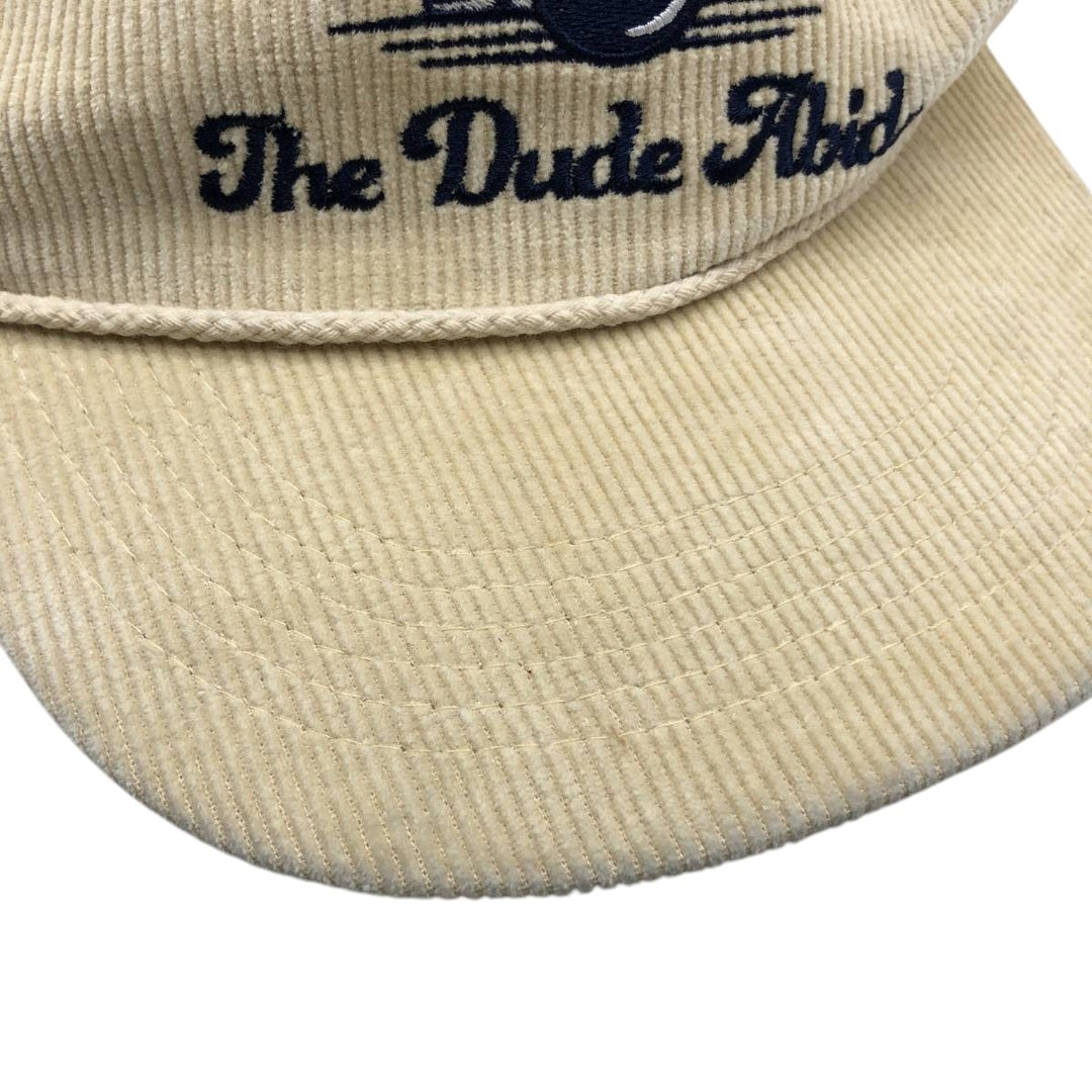 SNAG The Big Lebowski Movie Corduroy Cap (One Size Fits All) unclear unbleached Vintage Second Hand