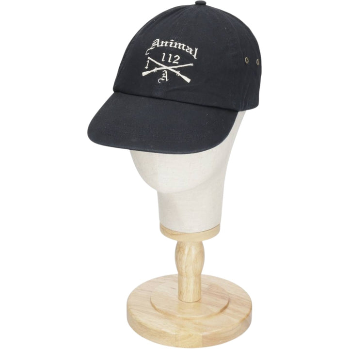 Anvil Baseball Cap, 6-Panel Cap, One Size Fits All cotton black type Vintage Second Hand
