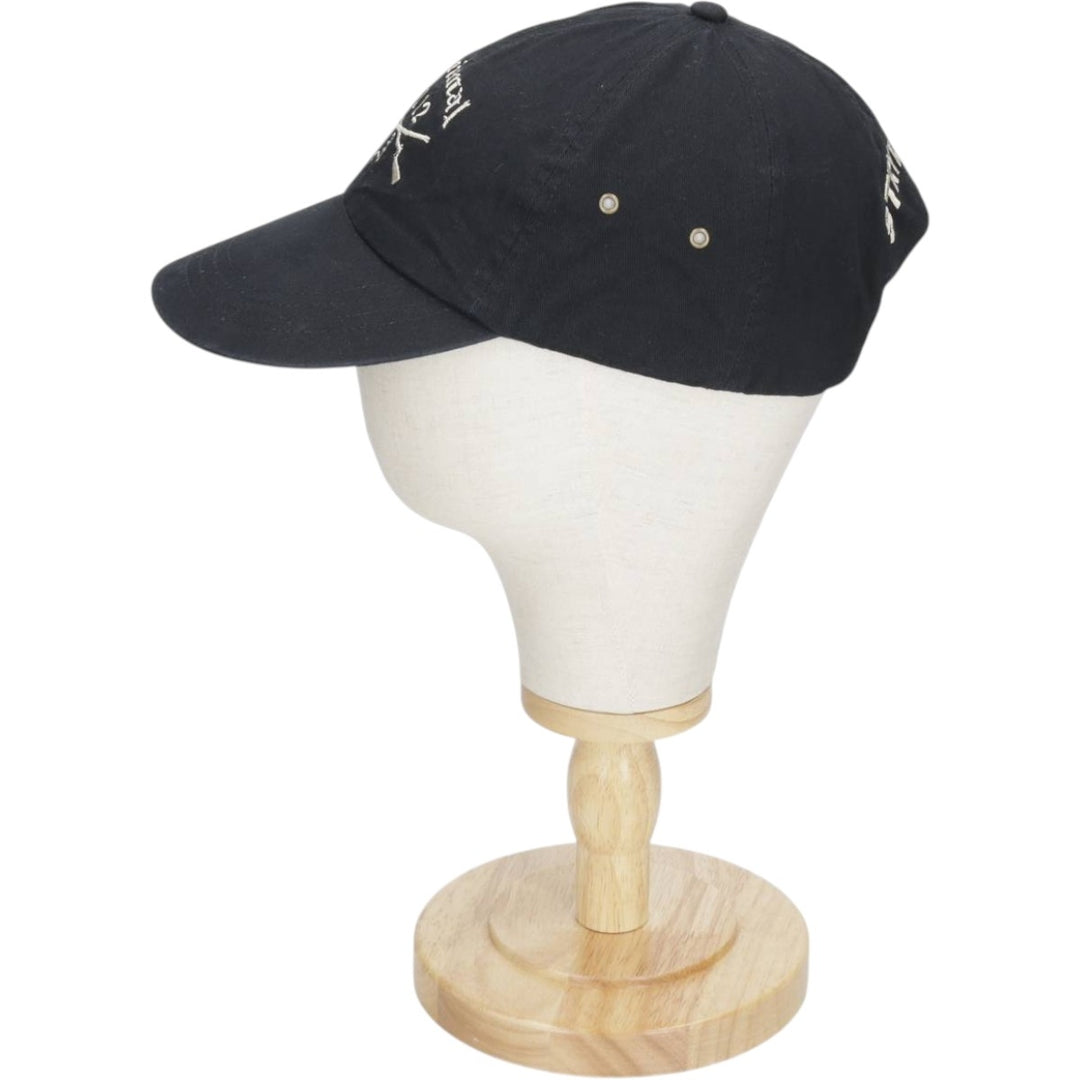 Anvil Baseball Cap, 6-Panel Cap, One Size Fits All cotton black type Vintage Second Hand