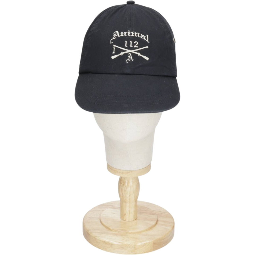 Anvil Baseball Cap, 6-Panel Cap, One Size Fits All cotton black type Vintage Second Hand
