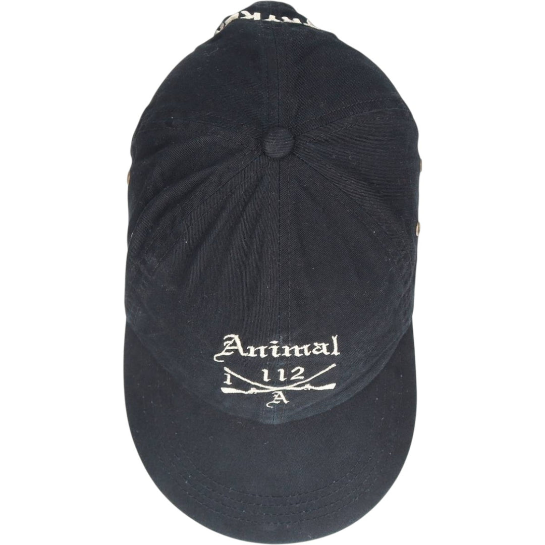 Anvil Baseball Cap, 6-Panel Cap, One Size Fits All cotton black type Vintage Second Hand