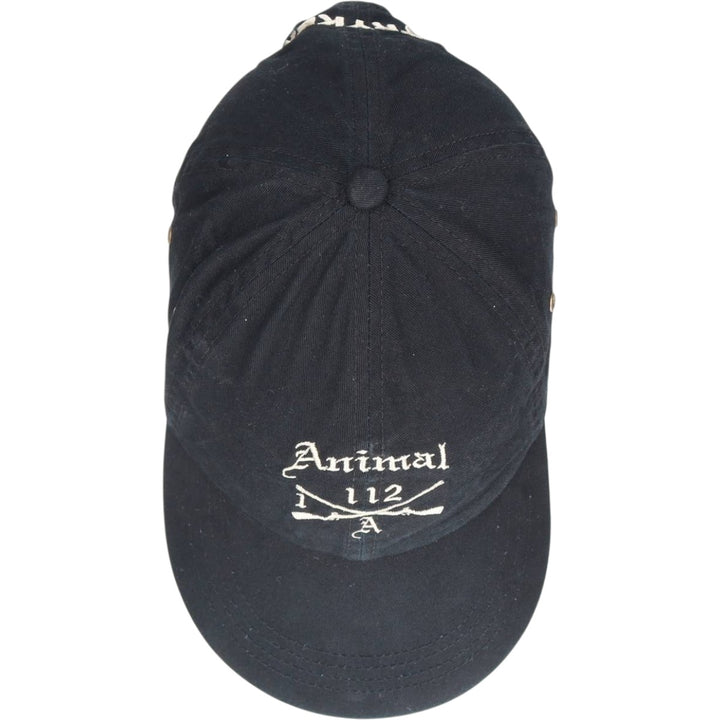 Anvil Baseball Cap, 6-Panel Cap, One Size Fits All cotton black type Vintage Second Hand