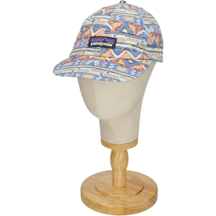 Patagonia P-6 Label Trad Cap 38296SP24 All-over print 6-panel cap, one size fits all. cotton Mint green Vintage Second Hand