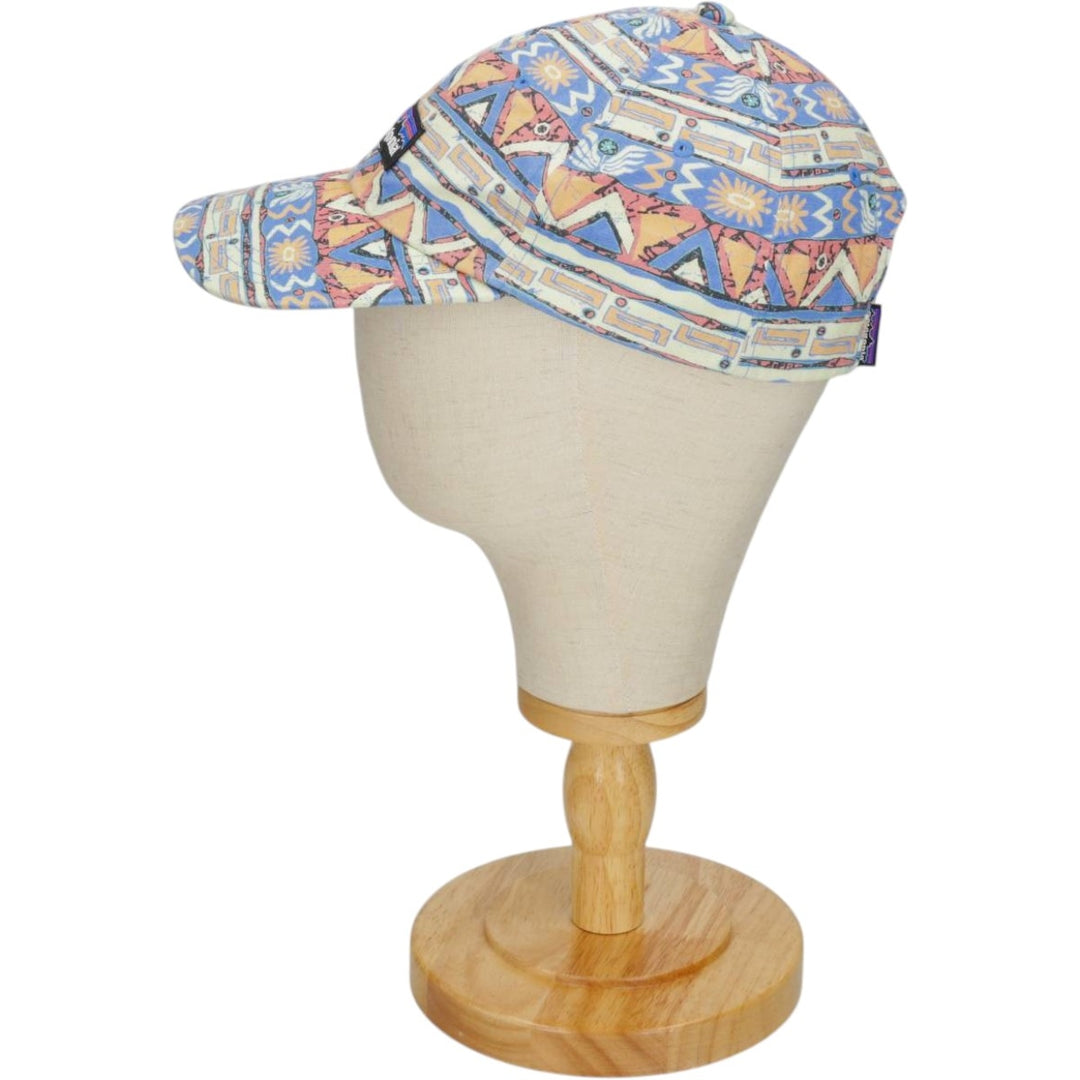 Patagonia P-6 Label Trad Cap 38296SP24 All-over print 6-panel cap, one size fits all. cotton Mint green Vintage Second Hand