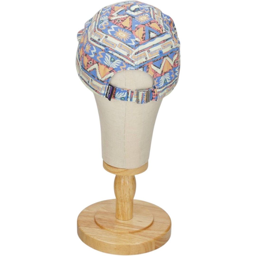 Patagonia P-6 Label Trad Cap 38296SP24 All-over print 6-panel cap, one size fits all. cotton Mint green Vintage Second Hand