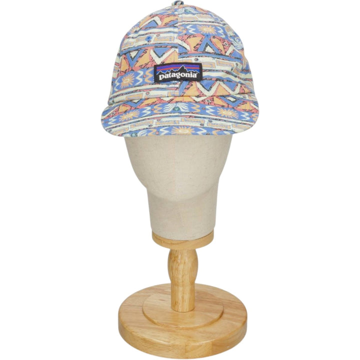 Patagonia P-6 Label Trad Cap 38296SP24 All-over print 6-panel cap, one size fits all. cotton Mint green Vintage Second Hand