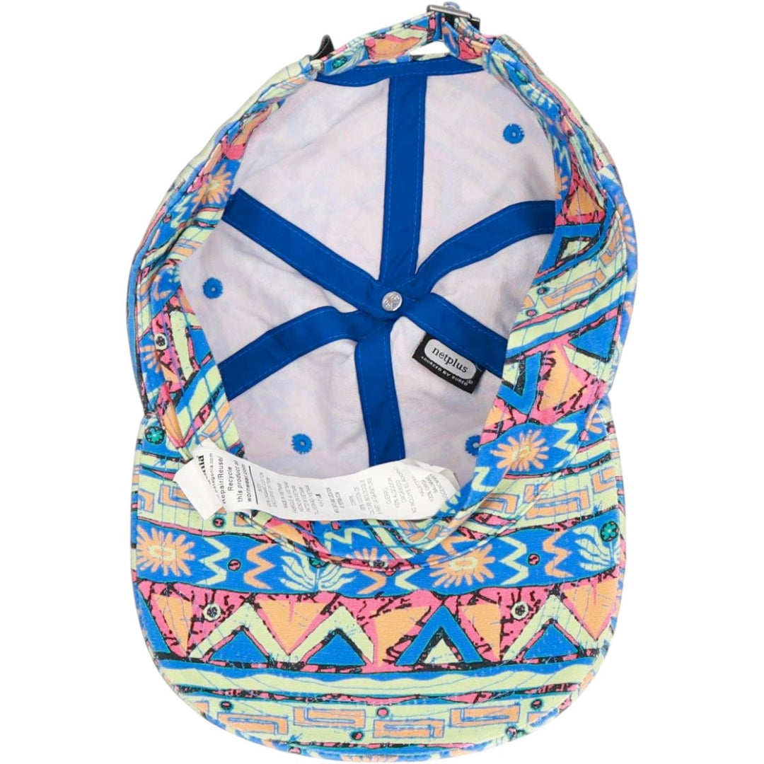 Patagonia P-6 Label Trad Cap 38296SP24 All-over print 6-panel cap, one size fits all. cotton Mint green Vintage Second Hand