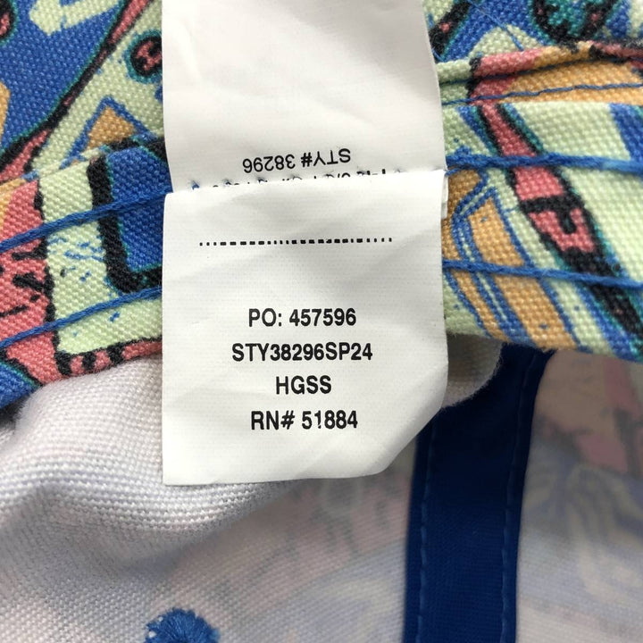 Patagonia P-6 Label Trad Cap 38296SP24 All-over print 6-panel cap, one size fits all. cotton Mint green Vintage Second Hand