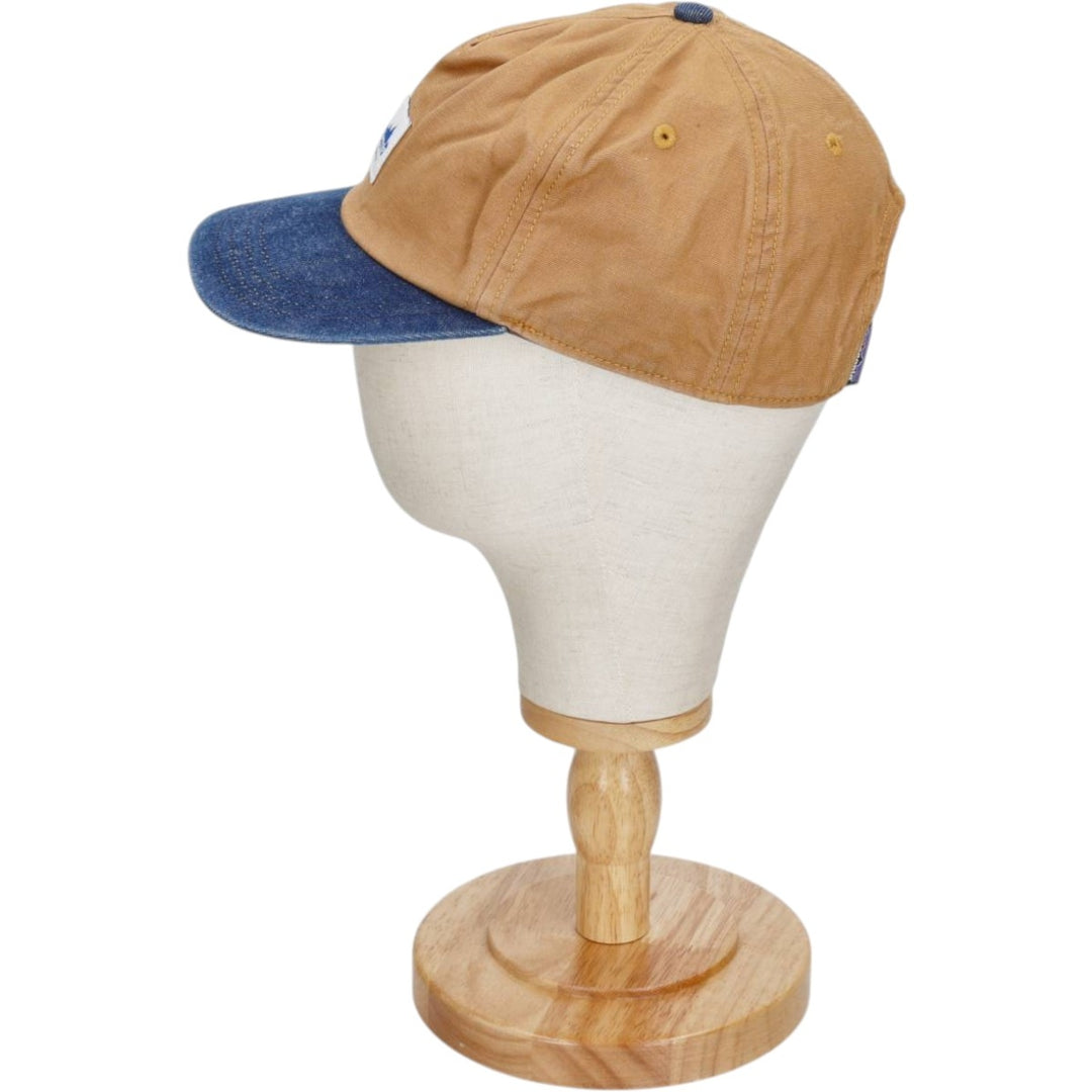 Patagonia Two-Tone 6-Panel Cap (One Size Fits All) cotton Beige type Vintage Second Hand