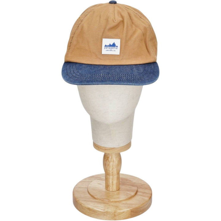 Patagonia Two-Tone 6-Panel Cap (One Size Fits All) cotton Beige type Vintage Second Hand