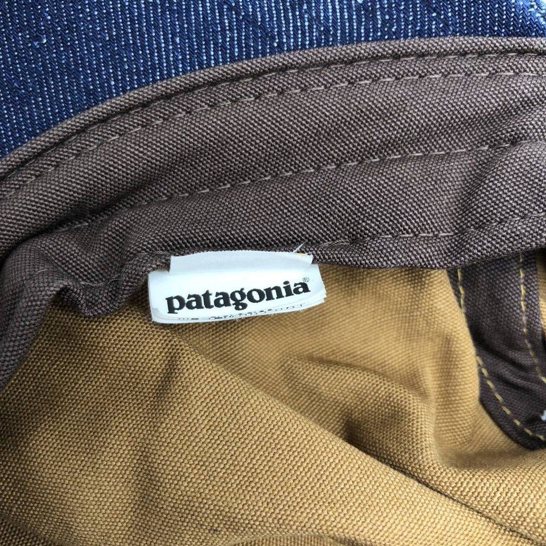 Patagonia Two-Tone 6-Panel Cap (One Size Fits All) cotton Beige type Vintage Second Hand