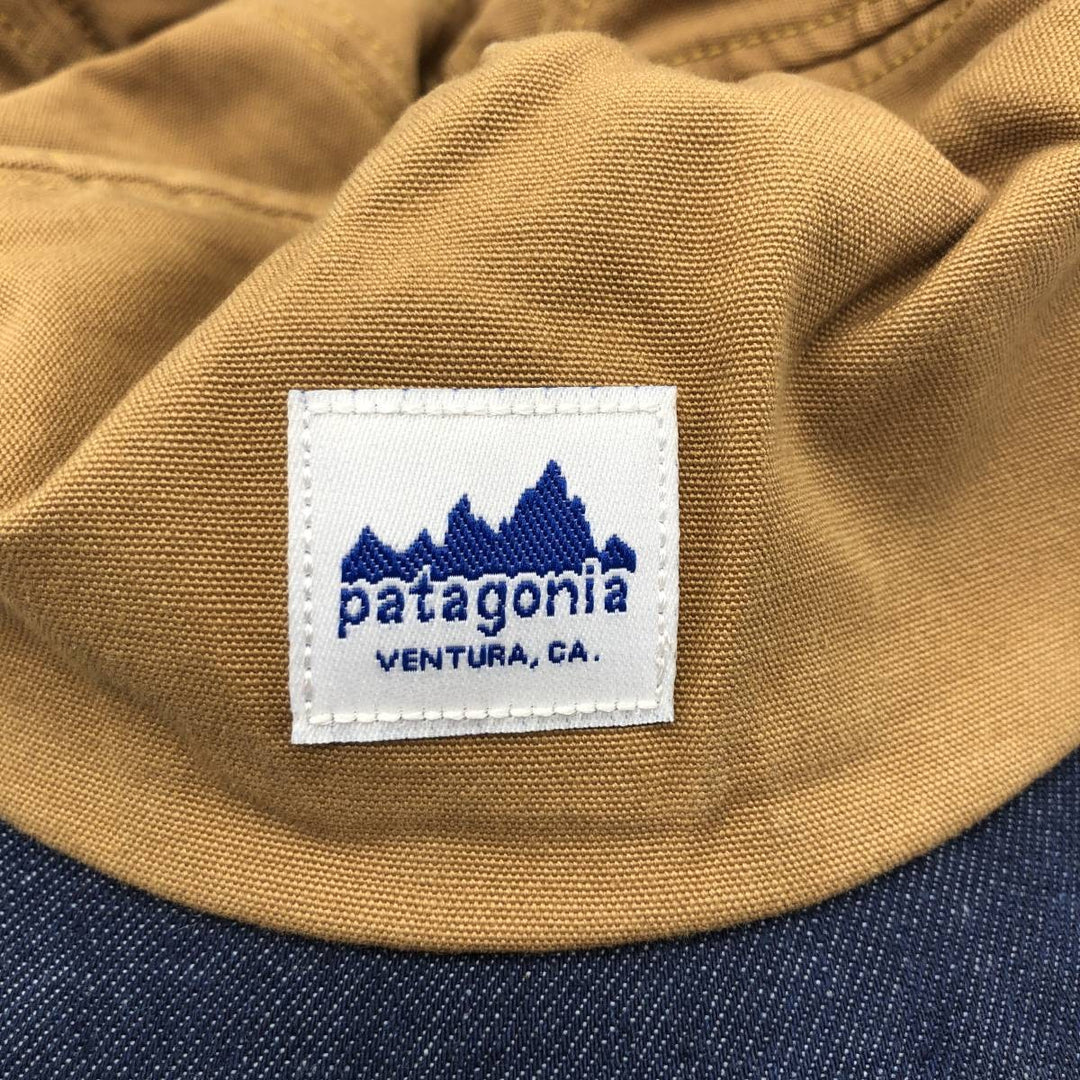 Patagonia Two-Tone 6-Panel Cap (One Size Fits All) cotton Beige type Vintage Second Hand
