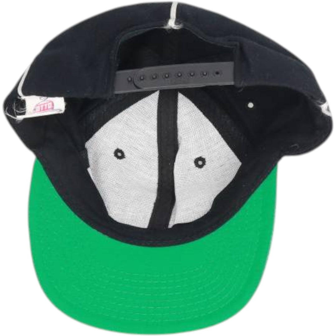 90'S OTTO Baseball Cap, 6-Panel Cap, One Size Fits All, Vintage unclear black type Vintage Second Hand