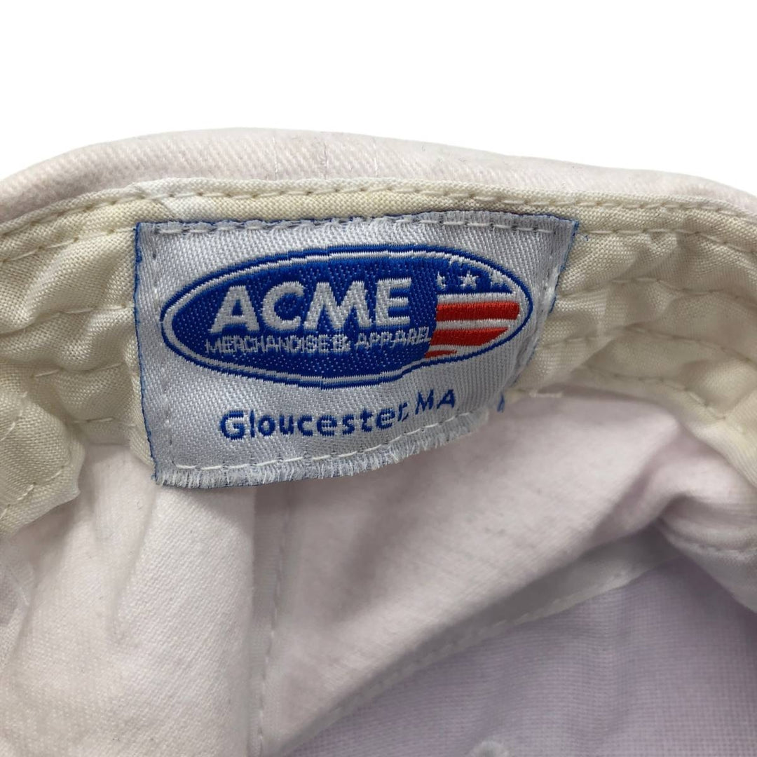 ACME MILLER LITE Advertising Baseball Cap, 6-Panel Cap, One Size Fits All unclear white type Vintage Second Hand
