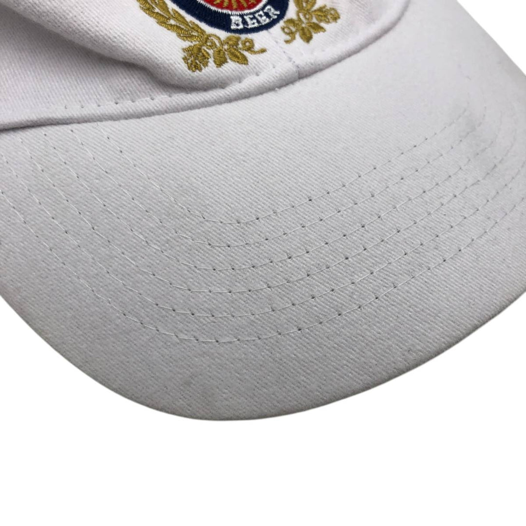 ACME MILLER LITE Advertising Baseball Cap, 6-Panel Cap, One Size Fits All unclear white type Vintage Second Hand