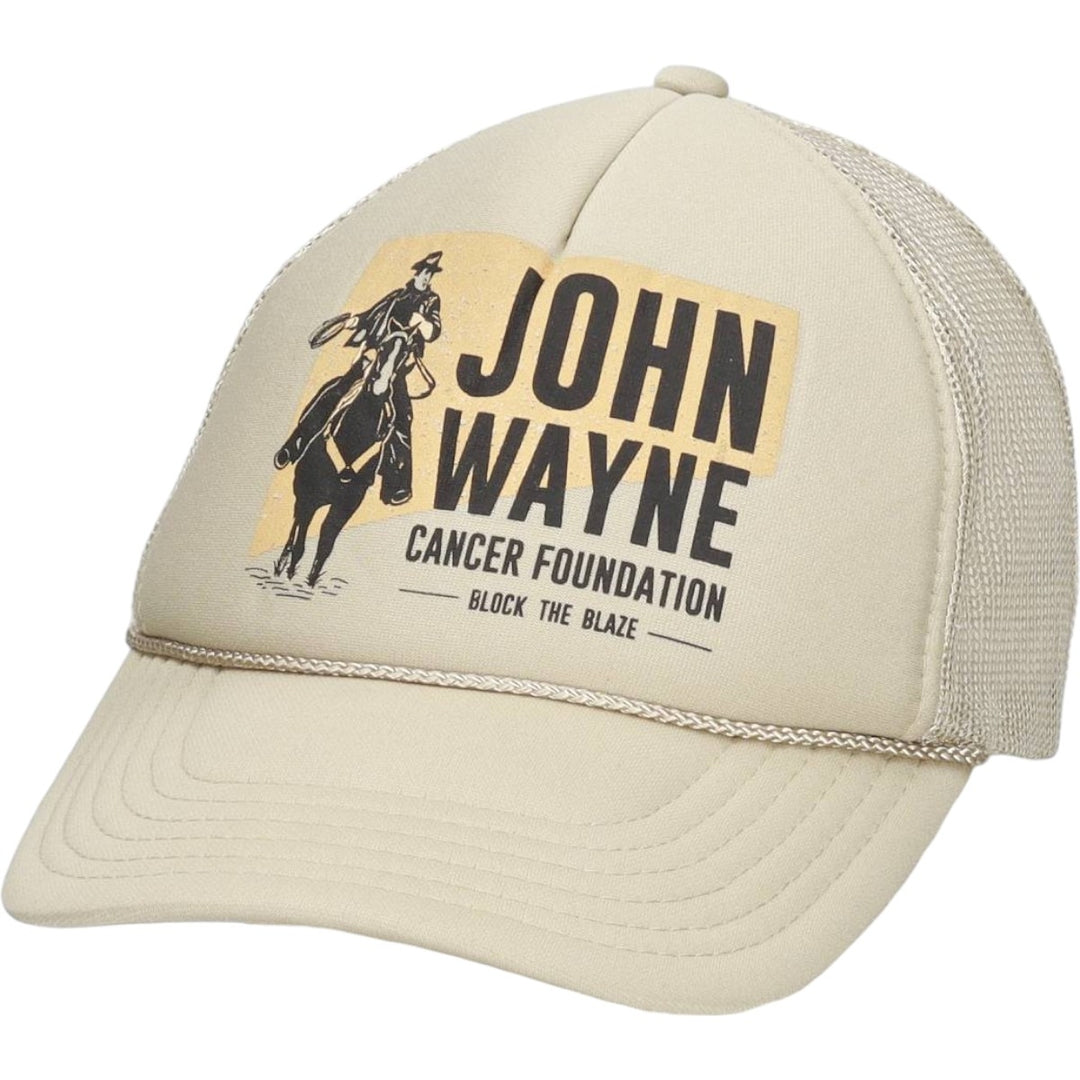 OTTO Trucker Cap JOHN WAYNE Mesh Cap (One Size Fits All) polyester Beige type Vintage Second Hand