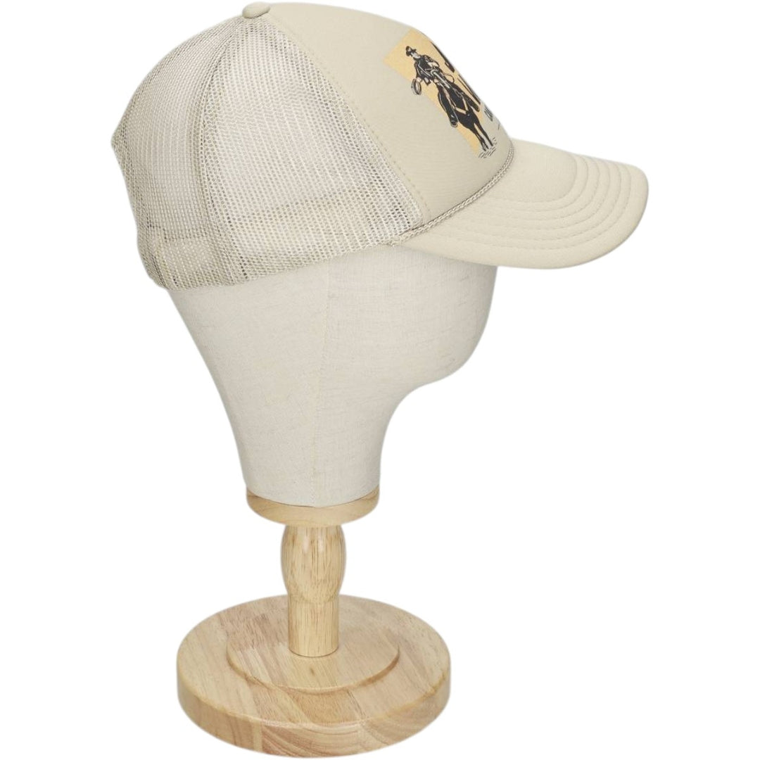 OTTO Trucker Cap JOHN WAYNE Mesh Cap (One Size Fits All) polyester Beige type Vintage Second Hand