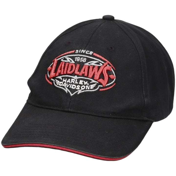 The Hat Source Harley-Davidson Baseball Cap, 6-Panel Cap, One Size Fits All unclear black type Vintage Second Hand