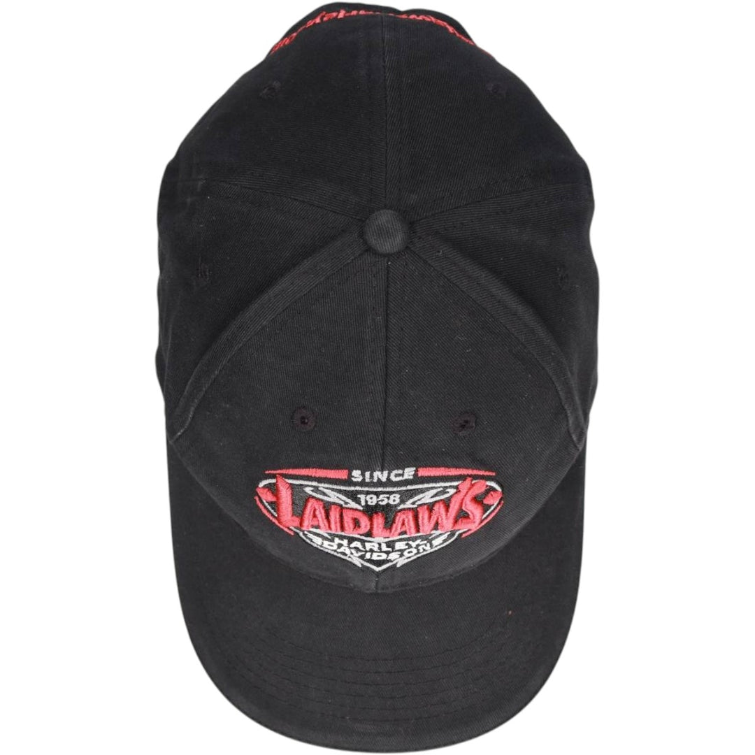 The Hat Source Harley-Davidson Baseball Cap, 6-Panel Cap, One Size Fits All unclear black type Vintage Second Hand