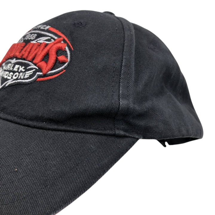The Hat Source Harley-Davidson Baseball Cap, 6-Panel Cap, One Size Fits All unclear black type Vintage Second Hand