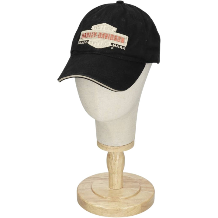 Harley-Davidson 6-Panel Baseball Cap, One Size Fits Most cotton black type Vintage Second Hand