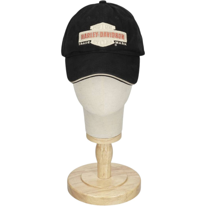 Harley-Davidson 6-Panel Baseball Cap, One Size Fits Most cotton black type Vintage Second Hand