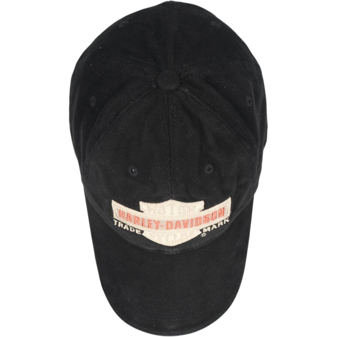 Harley-Davidson 6-Panel Baseball Cap, One Size Fits Most cotton black type Vintage Second Hand
