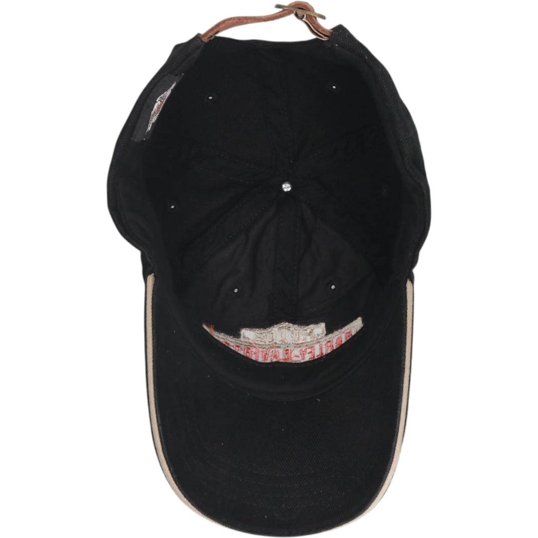 Harley-Davidson 6-Panel Baseball Cap, One Size Fits Most cotton black type Vintage Second Hand