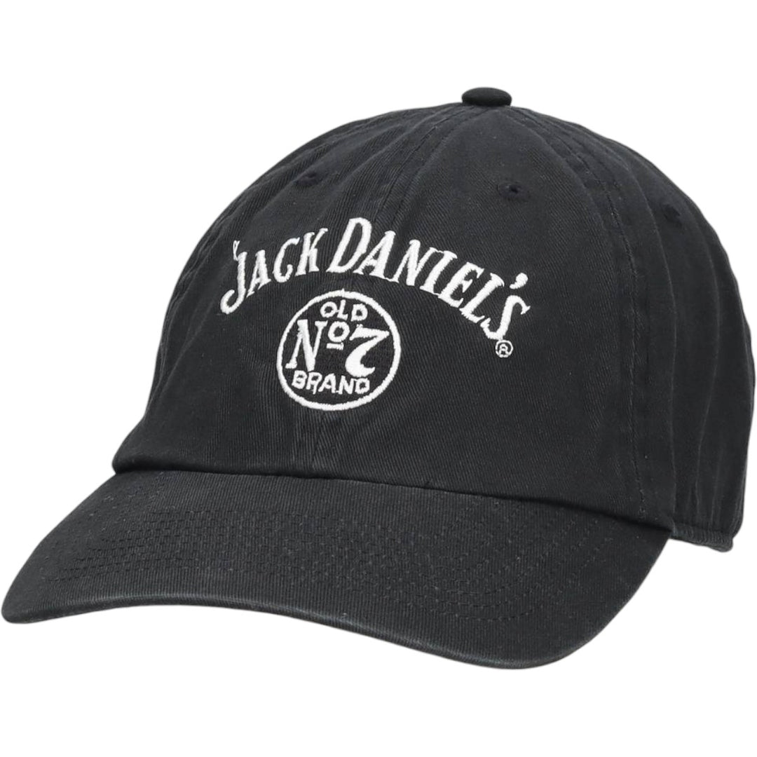 EAST WEST EMBROIDERY Jack Daniel's Advertising Baseball Cap, 6-Panel Cap, One Size Fits All cotton black type Vintage Second Hand