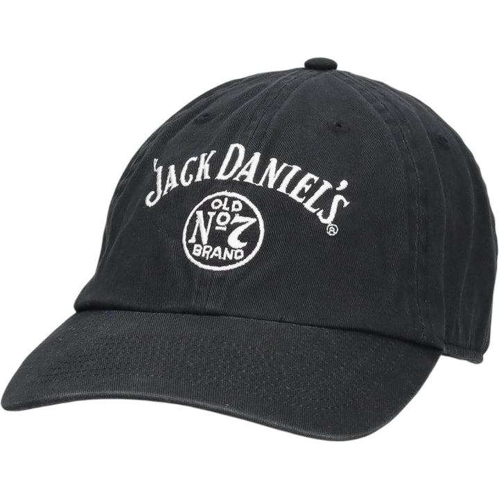 EAST WEST EMBROIDERY Jack Daniel's Advertising Baseball Cap, 6-Panel Cap, One Size Fits All cotton black type Vintage Second Hand