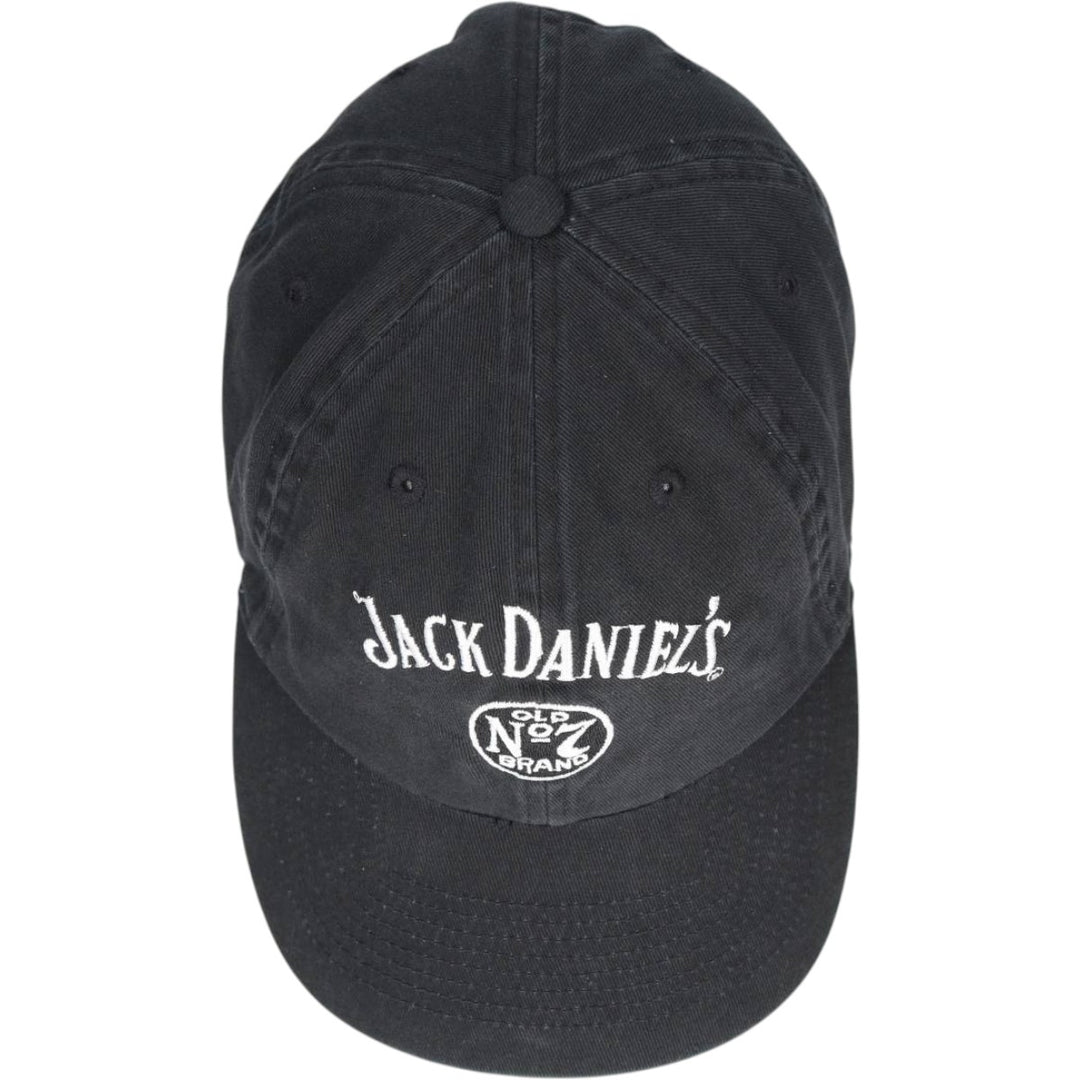 EAST WEST EMBROIDERY Jack Daniel's Advertising Baseball Cap, 6-Panel Cap, One Size Fits All cotton black type Vintage Second Hand