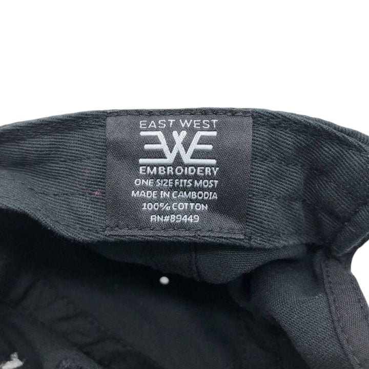 EAST WEST EMBROIDERY Jack Daniel's Advertising Baseball Cap, 6-Panel Cap, One Size Fits All cotton black type Vintage Second Hand
