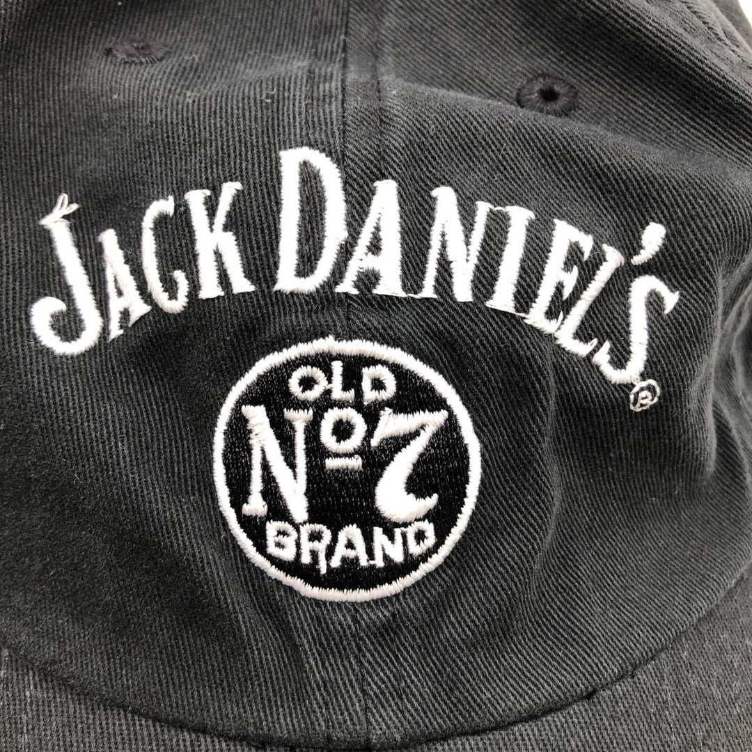EAST WEST EMBROIDERY Jack Daniel's Advertising Baseball Cap, 6-Panel Cap, One Size Fits All cotton black type Vintage Second Hand