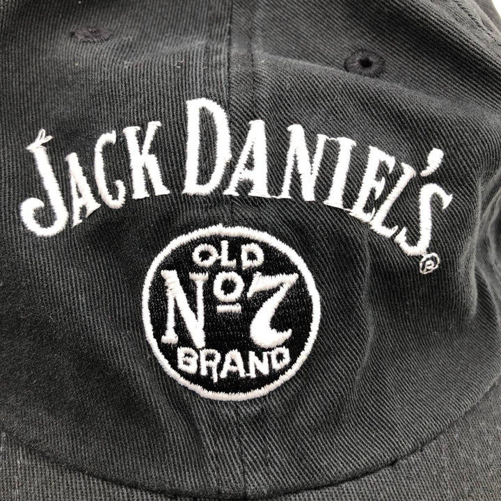 EAST WEST EMBROIDERY Jack Daniel's Advertising Baseball Cap, 6-Panel Cap, One Size Fits All cotton black type Vintage Second Hand