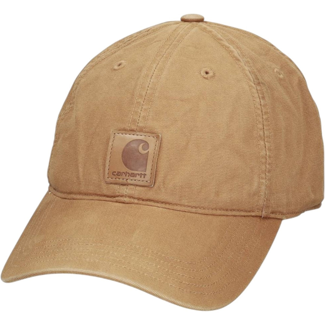 Carhartt 6-Panel Baseball Cap, One Size Fits Most cotton beige type brown Vintage Second Hand