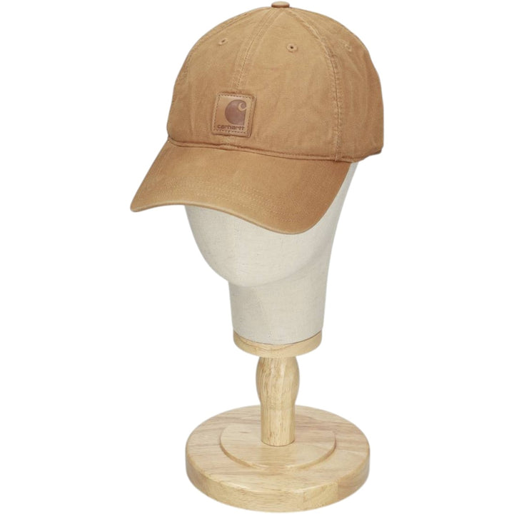 Carhartt 6-Panel Baseball Cap, One Size Fits Most cotton beige type brown Vintage Second Hand