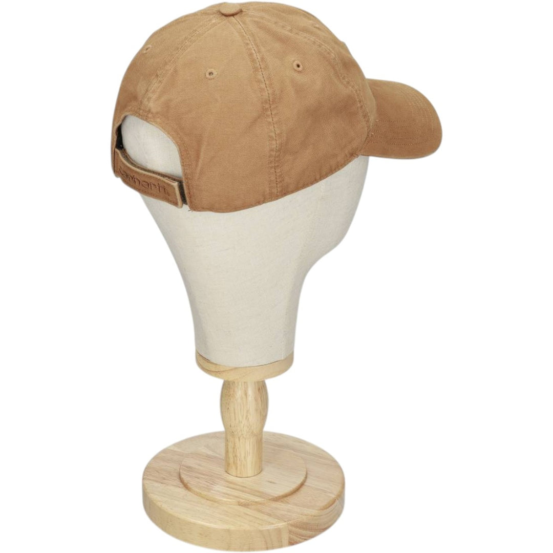 Carhartt 6-Panel Baseball Cap, One Size Fits Most cotton beige type brown Vintage Second Hand