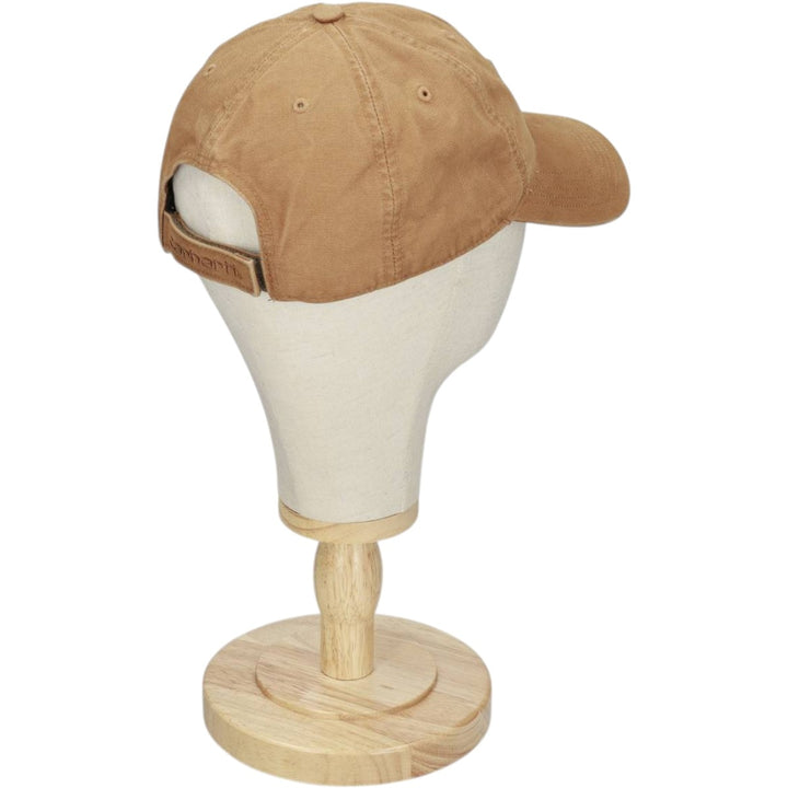 Carhartt 6-Panel Baseball Cap, One Size Fits Most cotton beige type brown Vintage Second Hand