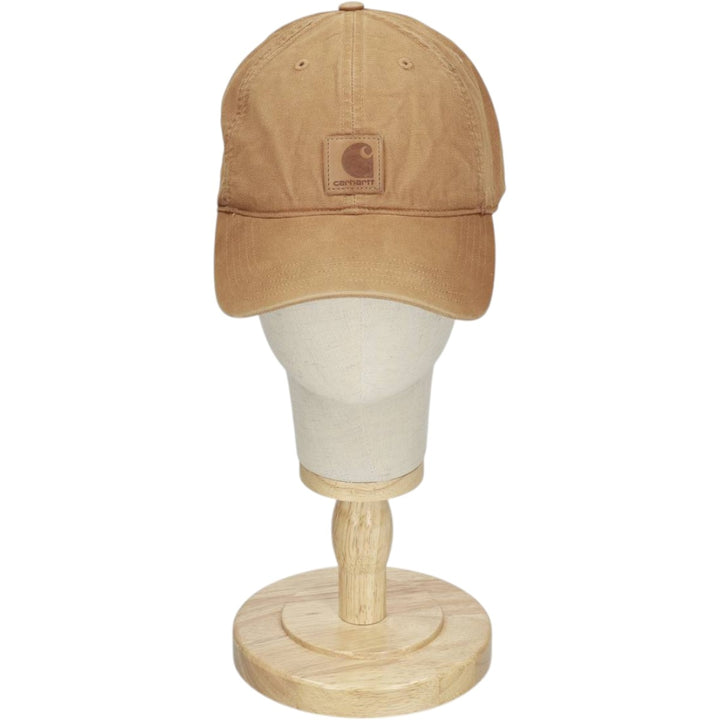 Carhartt 6-Panel Baseball Cap, One Size Fits Most cotton beige type brown Vintage Second Hand