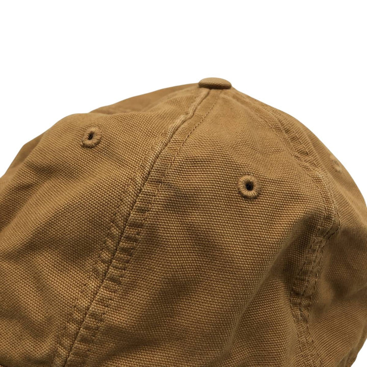 Carhartt 6-Panel Baseball Cap, One Size Fits Most cotton beige type brown Vintage Second Hand