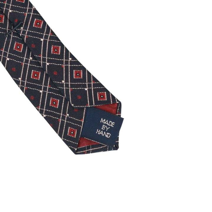 90'S Ralph Lauren POLO by Ralph Lauren all-over print tie, made in the USA, vintage. silk Charcoal Vintage Second Hand