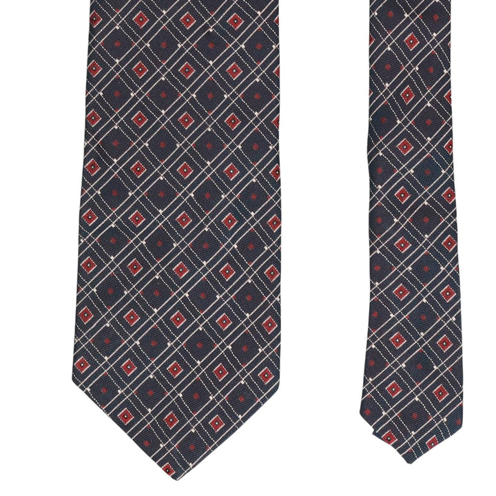 90'S Ralph Lauren POLO by Ralph Lauren all-over print tie, made in the USA, vintage. silk Charcoal Vintage Second Hand