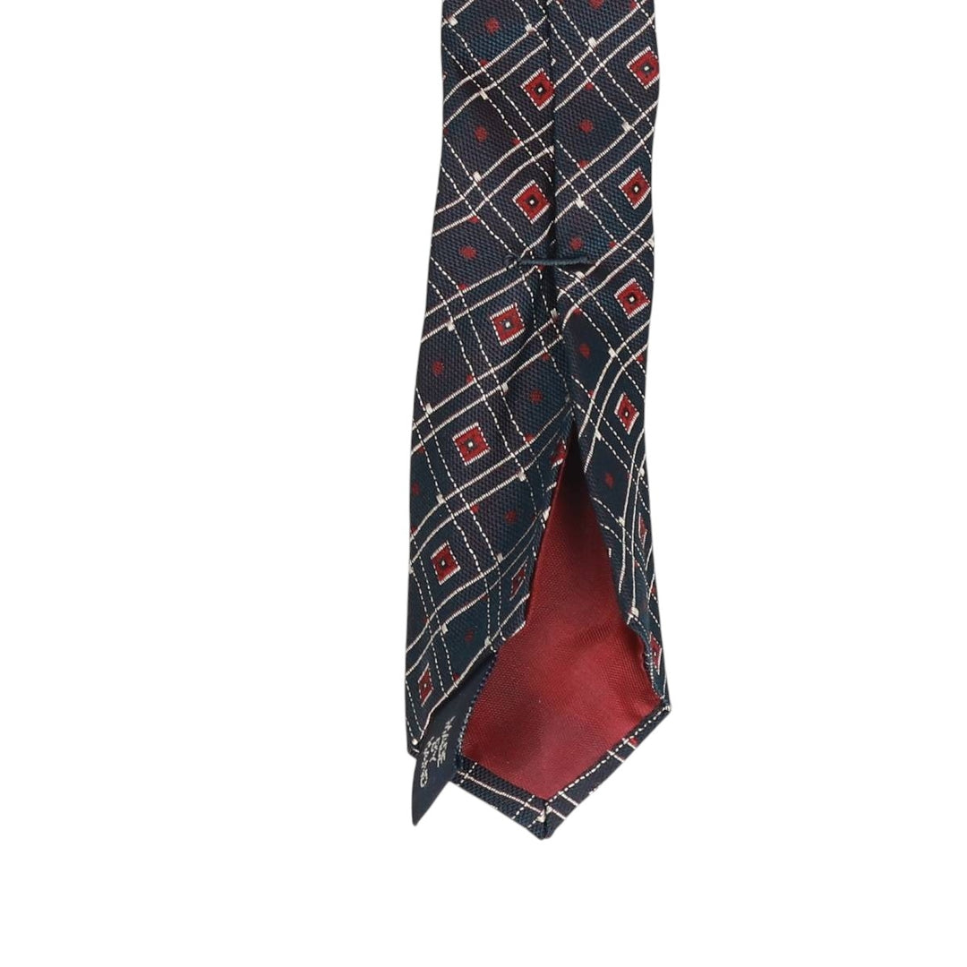 90'S Ralph Lauren POLO by Ralph Lauren all-over print tie, made in the USA, vintage. silk Charcoal Vintage Second Hand