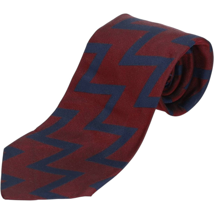 Ralph Lauren POLO by Ralph Lauren all-over print tie, made in the USA, vintage. silk burgundy type Vintage Second Hand