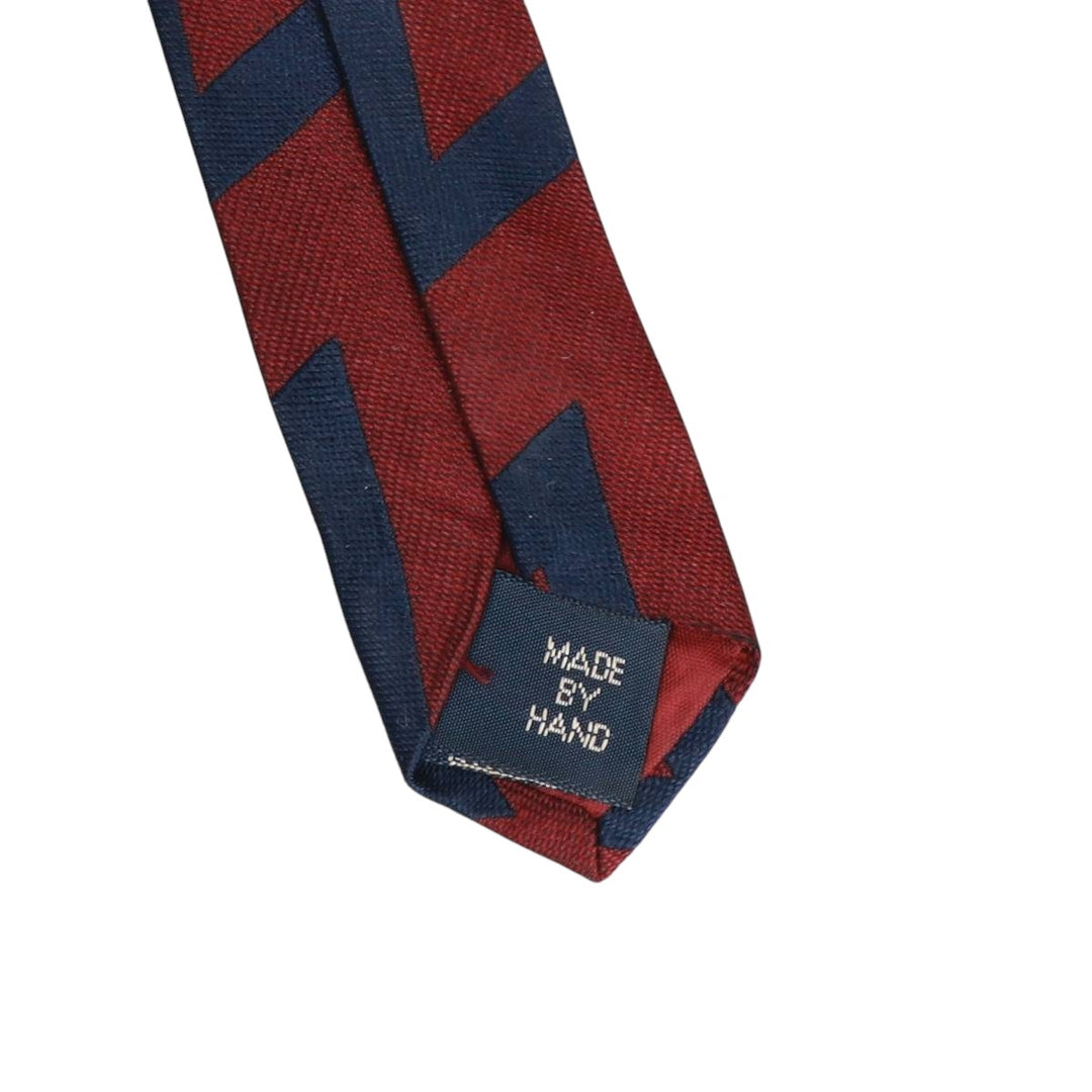 Ralph Lauren POLO by Ralph Lauren all-over print tie, made in the USA, vintage. silk burgundy type Vintage Second Hand