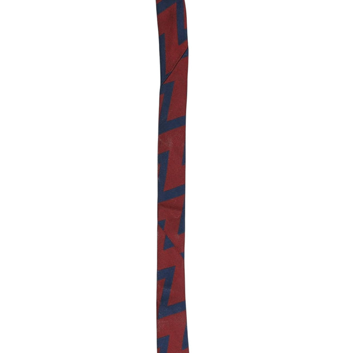 Ralph Lauren POLO by Ralph Lauren all-over print tie, made in the USA, vintage. silk burgundy type Vintage Second Hand