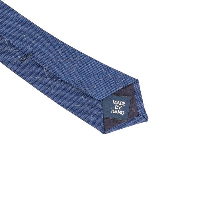 90'S Ralph Lauren POLO by Ralph Lauren all-over print tie, made in the USA, vintage. silk navy blue type Vintage Second Hand