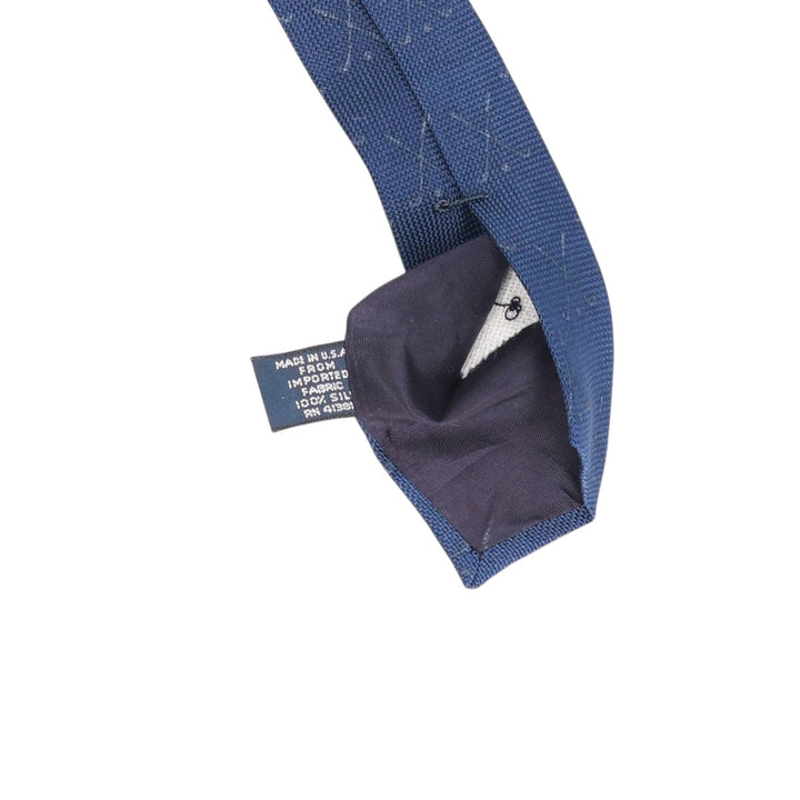 90'S Ralph Lauren POLO by Ralph Lauren all-over print tie, made in the USA, vintage. silk navy blue type Vintage Second Hand