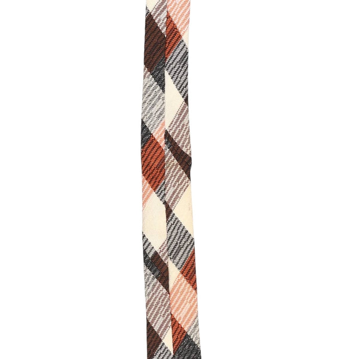 Forsyth Check Pattern Tie Vintage unclear ivory Vintage Second Hand